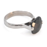 Black Garnet Cocktail Ring