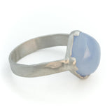 Chalcedony Rhombus Cocktail Ring