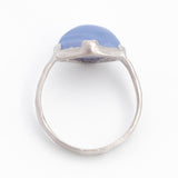 Chalcedony Rhombus Cocktail Ring