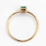 Emerald Sparkle Cocktail Ring