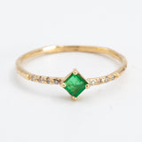 Emerald "Field of Dreams" Sparkle Ring C