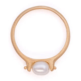 Oval Pearl Roller Ring