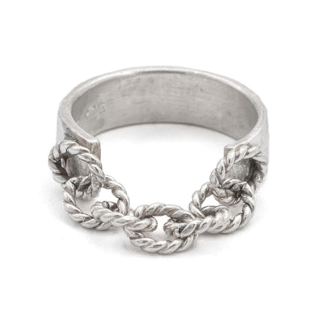 Chain of Connection Silver Ring