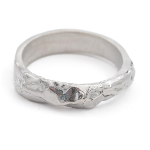 Melt with Love II Silver ring