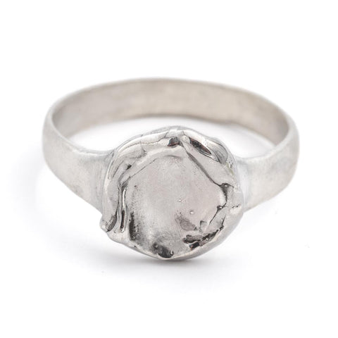 Melt with Love III Silver ring