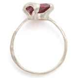 Melt with Love Garnet Silver Ring