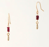 Shizuku Ruby Earrings