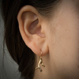 Diamond Twig Earring