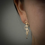 Klimt Aquamarine earrings