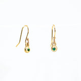 Dainty Emerald Earring