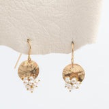 Plentiful Plate Pearl Earrings