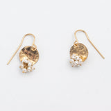 Plentiful Plate Pearl Earrings