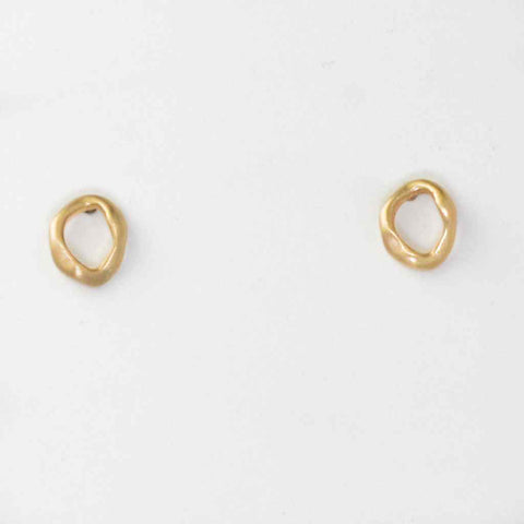 Golden Wishbone Earrings – Kyoko Honda New York