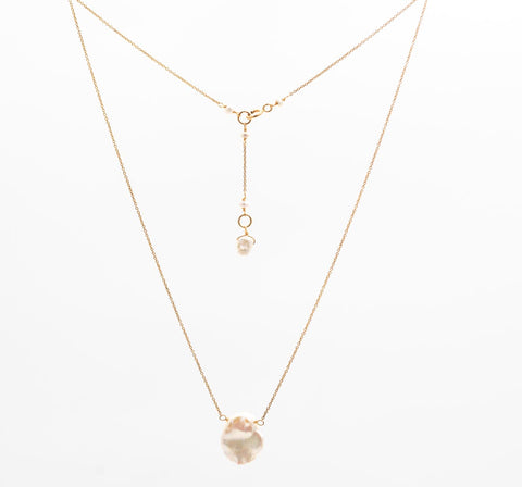 Single Keshi Pearl Necklace