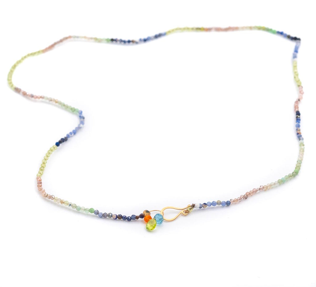 Rainbow Pearl Necklace -16