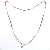 Pink Fantasy beaded necklace