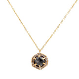 Dark Star Diamond Pendant Necklace
