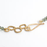 Klimt Green Amethyst Rondelle Necklace