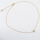 Aquamarine Basket Necklace