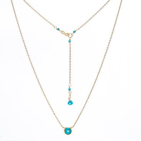 Turquoise Basket Necklace