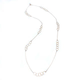 Go Rin "Five Rings" Fresh Water Pearl long necklace