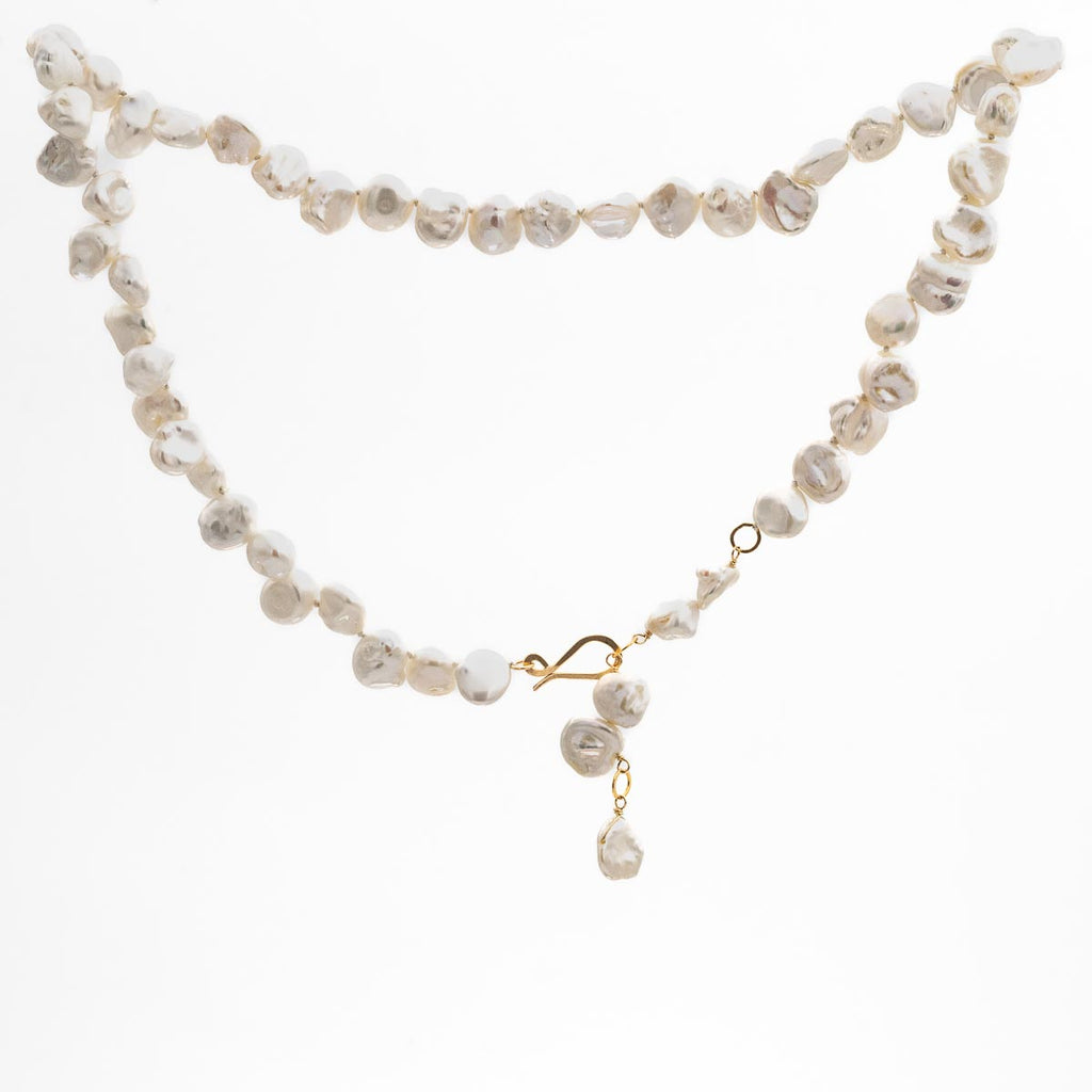 Blush Keshi Pearl Necklace – Dina Mackney Designs
