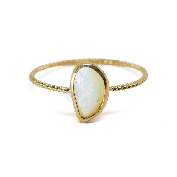 Opal Clarion Twist Ring (option B)