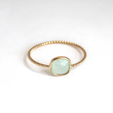 Chalcedony Clarion Twist Ring