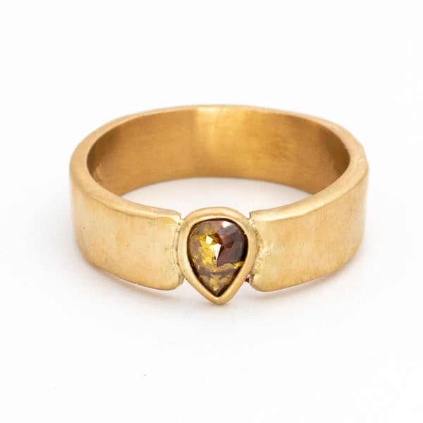 Golden Pear Ring A