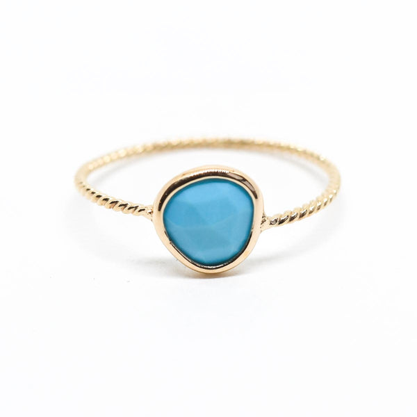 Turquoise Clarion Twist Ring