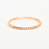 Straight Path Rose Gold Ring