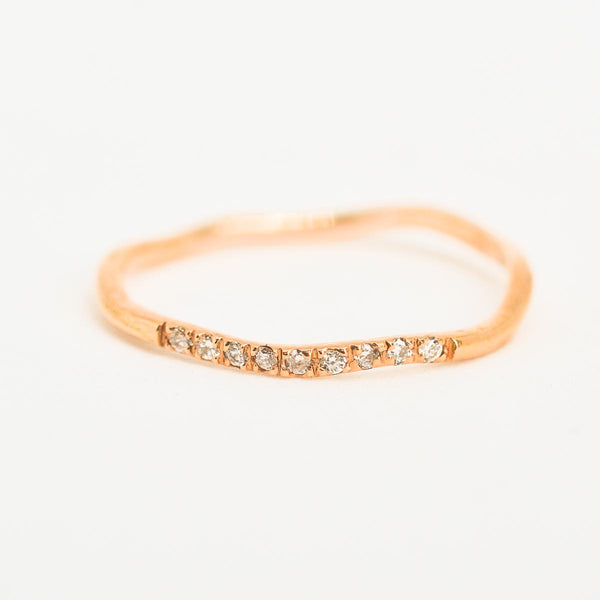Wandering Path Rose Gold Ring
