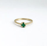 Emerald Bud Ring