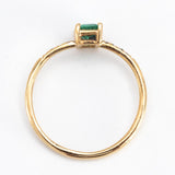 Emerald Brick Sparkle Ring A