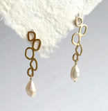 Klimt Pearl earrings